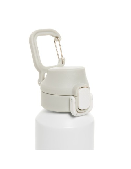 Botella deportiva Via RCS Resteel con tapa bloqueable 600ML