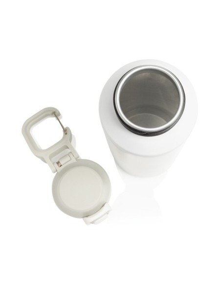 Botella deportiva Via RCS Resteel con tapa bloqueable 600ML