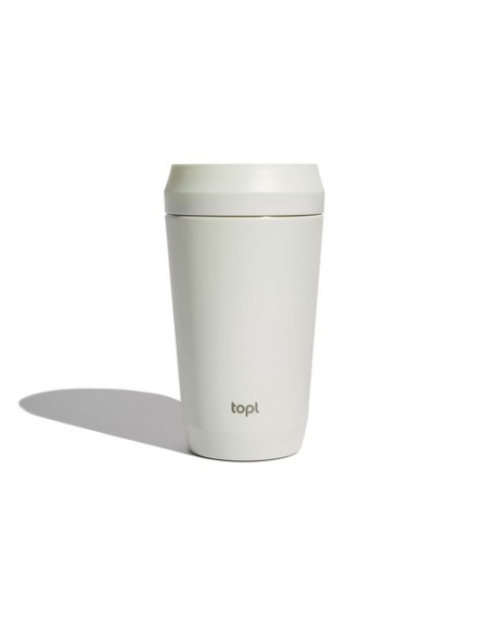 Taza Topl To Go de acero reciclado con tapa patentada 360