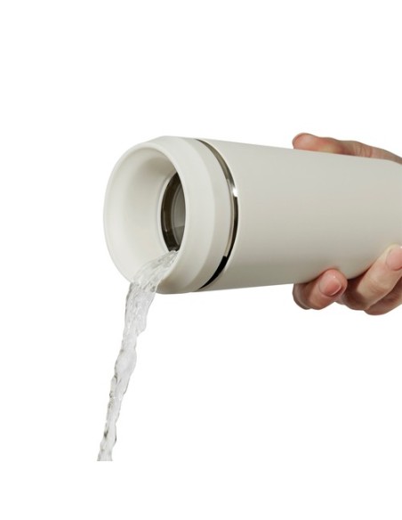 Taza Topl To Go de acero reciclado con tapa patentada 360