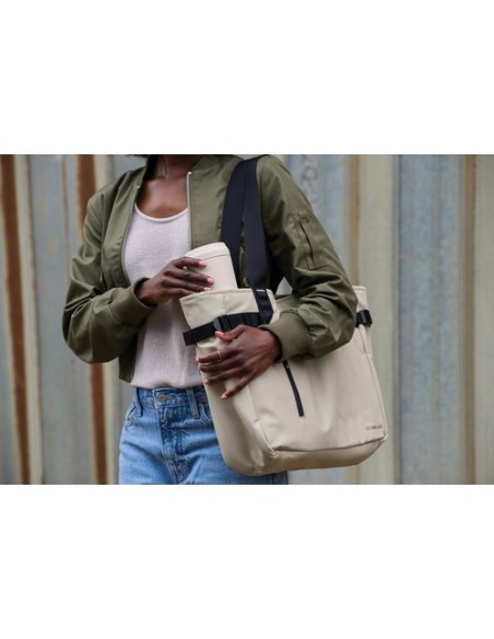 Taza Topl To Go de acero reciclado con tapa patentada 360