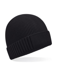 Gorro de algodón orgánico con parche técnico
