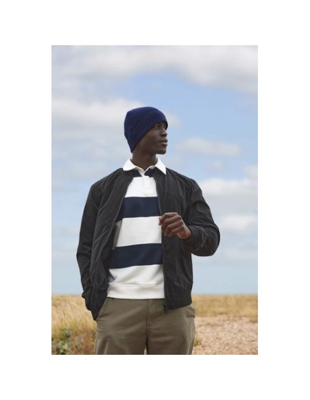 Gorro de algodón orgánico con parche técnico