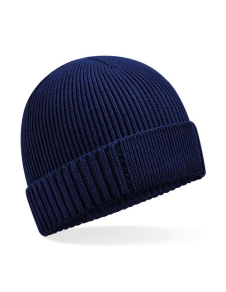 Gorro de algodón orgánico con parche técnico