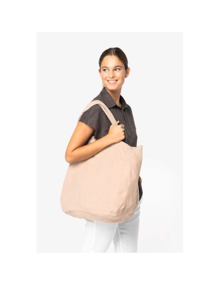 Bolsa shopper de lino