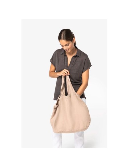 Bolsa shopper de lino