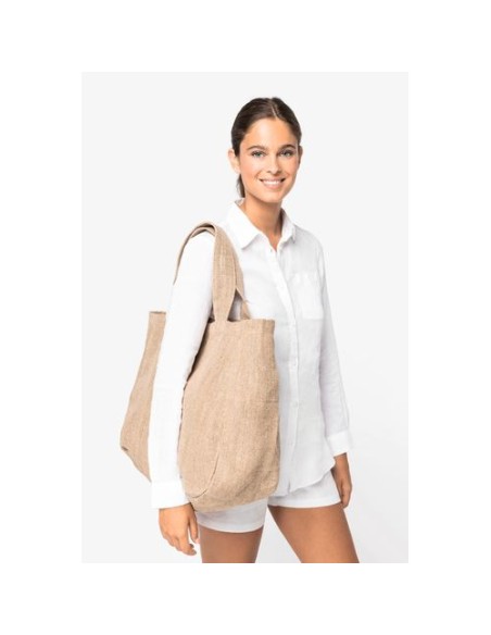 Bolsa de compras de yute