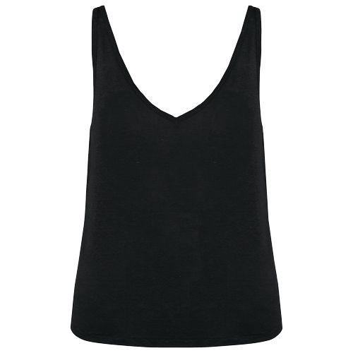 Camiseta de tirantes de lino mujer