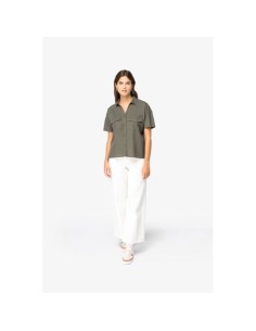 Camisa ecorresponsable oversize de Lyocell mujer 2