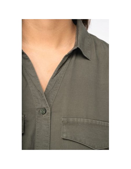 Camisa ecorresponsable oversize de Lyocell mujer