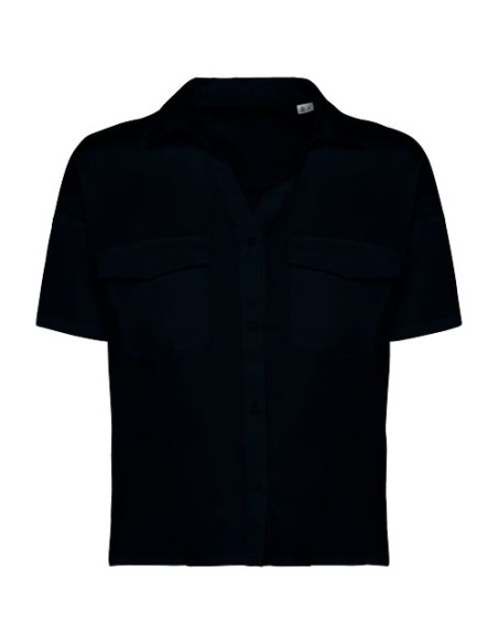 Camisa ecorresponsable oversize de Lyocell mujer