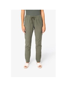 Pantalón ecorresponsable efecto lavado de Lyocell mujer