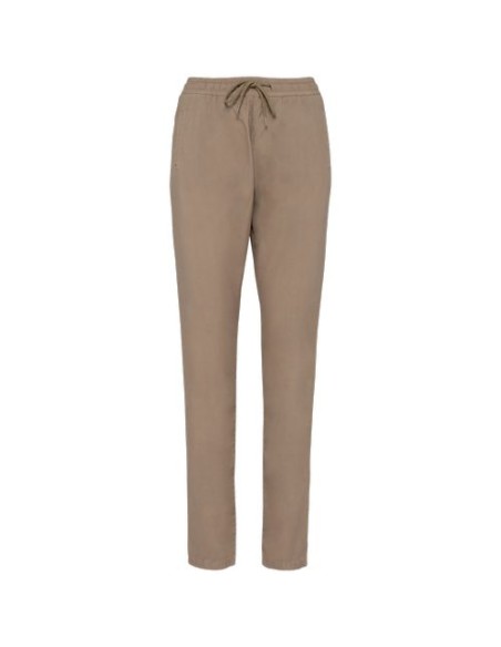 Pantalón ecorresponsable efecto lavado de Lyocell mujer