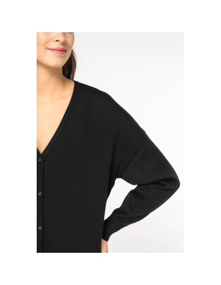 Cárdigan ecorresponsable de lyocell mujer