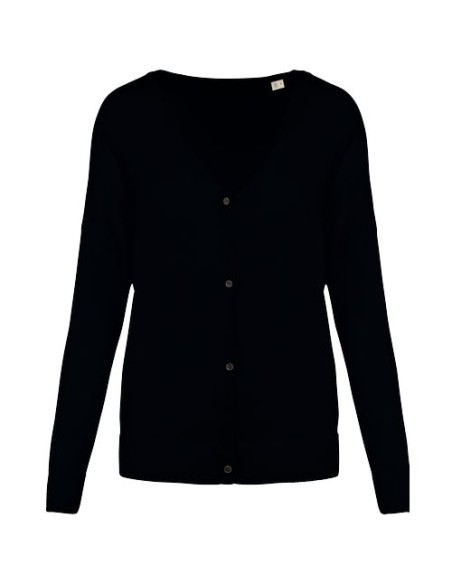 Cárdigan ecorresponsable de lyocell mujer