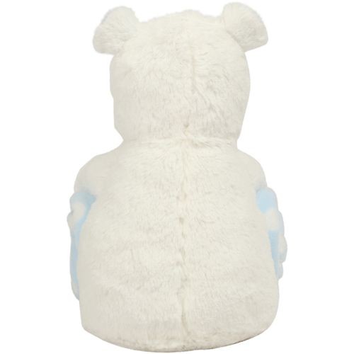 Hipopótamo de peluche con manta