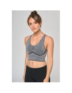 Sujetador deportivo ajustable sin costuras