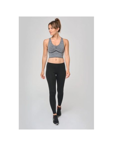 Sujetador deportivo ajustable sin costuras