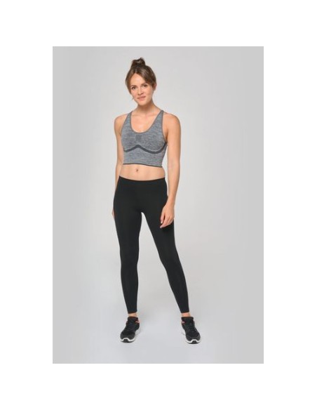 Sujetador deportivo ajustable sin costuras