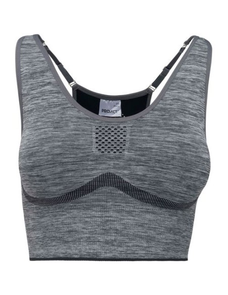 Sujetador deportivo ajustable sin costuras