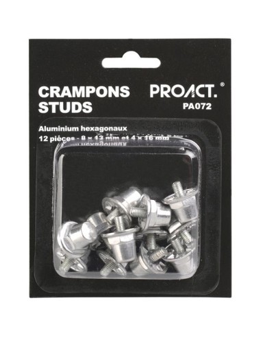 Caja de 12 tacos hexagonales de aluminio