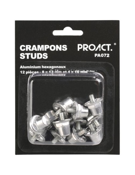 Caja de 12 tacos hexagonales de aluminio