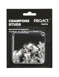 Caja de 12 tacos hexagonales de aluminio 2