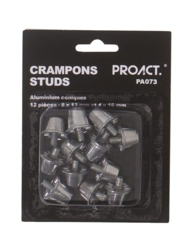 Caja de 12 tacos cónicos de aluminio