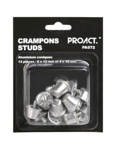 Caja de 12 tacos cónicos de aluminio 2