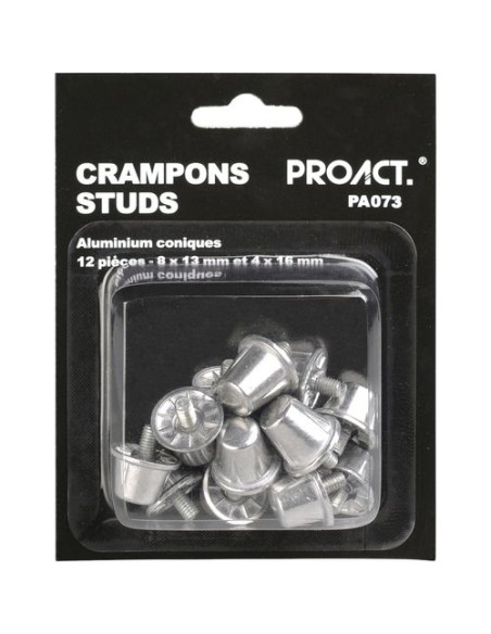 Caja de 12 tacos cónicos de aluminio