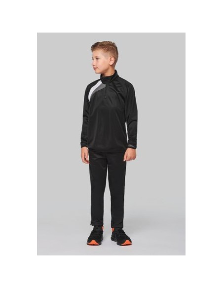 Sudadera de entrenamiento 14 cremallera niños