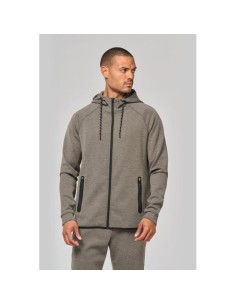 Chaqueta de chándal performance con capucha hombre