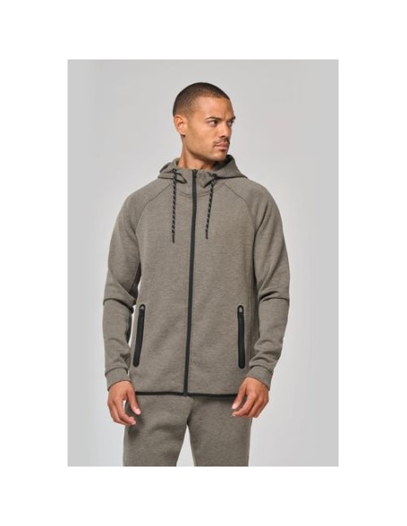 Chaqueta de chándal performance con capucha hombre