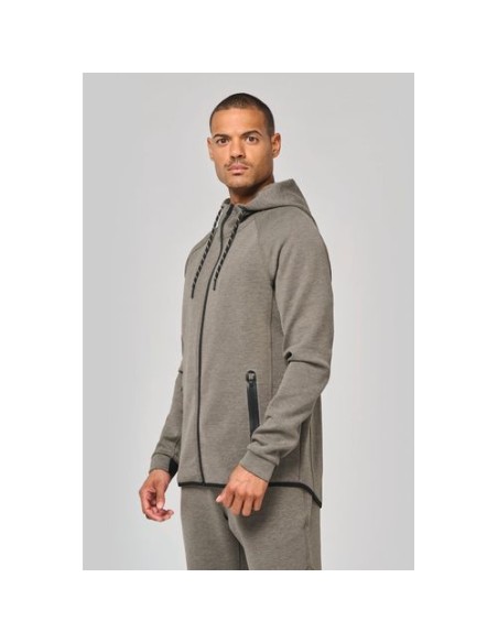 Chaqueta de chándal performance con capucha hombre