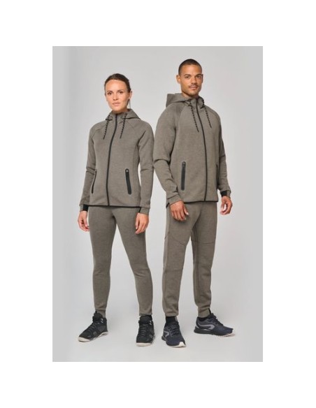 Chaqueta de chándal performance con capucha hombre