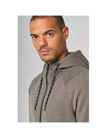 Chaqueta de chándal performance con capucha hombre