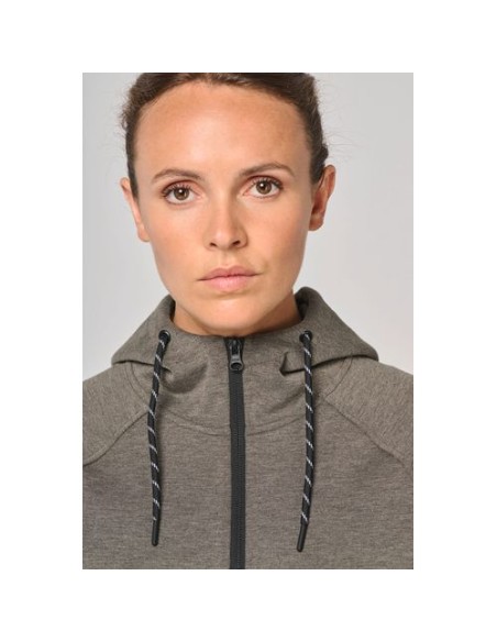 Chaqueta de chándal performance con capucha mujer