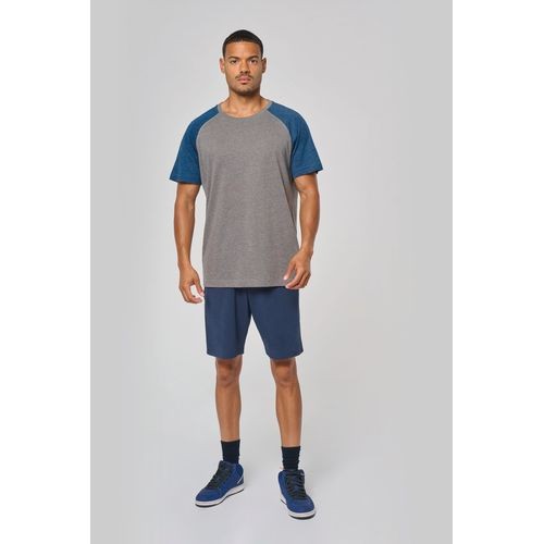 Camiseta bicolor triblend de deporte...