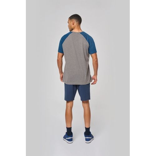 Camiseta bicolor triblend de deporte...