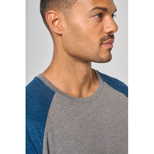 Camiseta bicolor triblend de deporte...