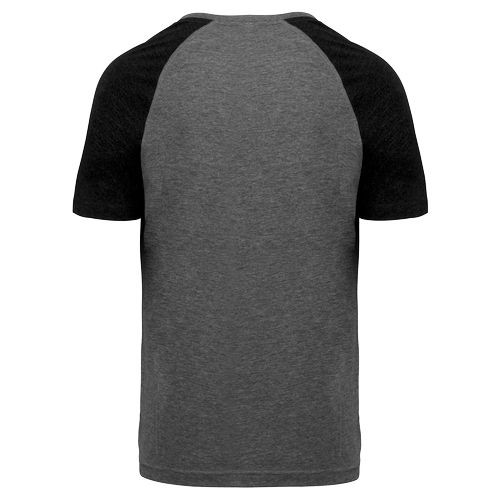 Camiseta bicolor triblend de deporte...