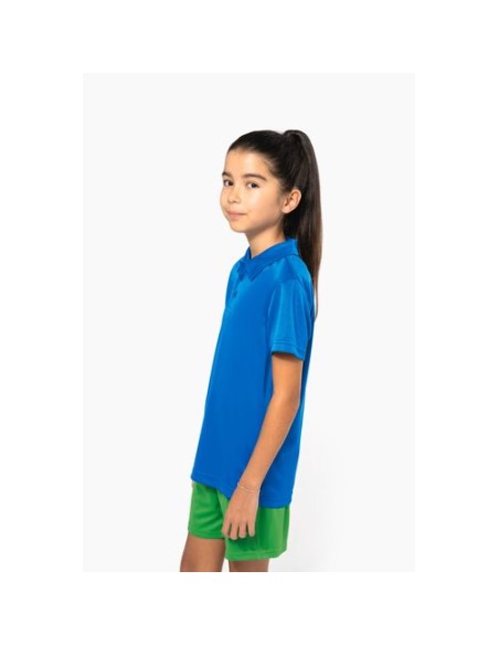 Polo deportivo manga corta niños