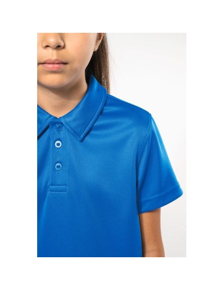 Polo deportivo manga corta niños