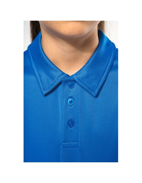 Polo deportivo manga corta niños