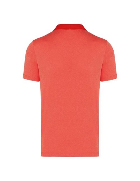 Polo jaspeado de manga corta adulto