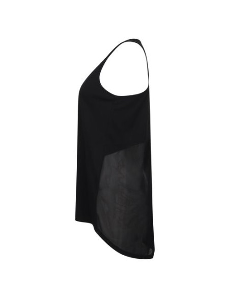 Camiseta espalda abierta sin mangas