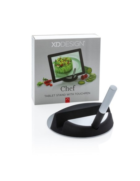 Stand Chef para tablet con bolígrafo táctil