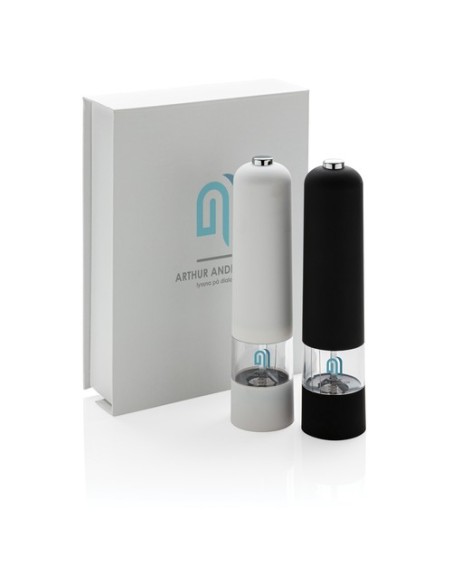 Set molinillos eléctricos sal y pimineta