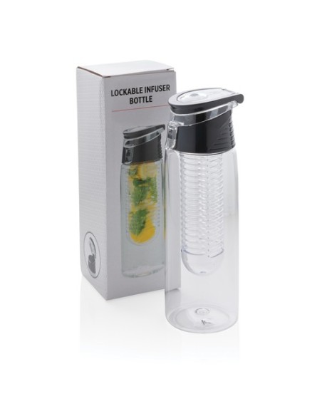Botella infusor con cierre