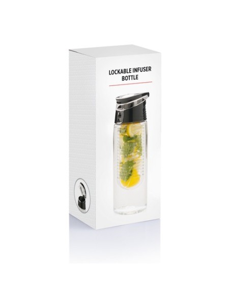 Botella infusor con cierre